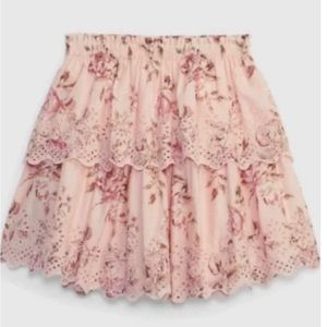 Loveshackfancy x Gap Floral Flippy Skirt